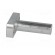 Mounting base | V: pin | D: 12mm | W: 16mm | H: 39mm | steel | zinc image 7