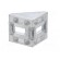 Angle bracket | for profiles | Width of the groove: 8mm | W: 28mm paveikslėlis 5