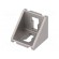 Angle bracket | for profiles | Width of the groove: 10mm | W: 38mm image 1