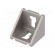 Angle bracket | for profiles | Width of the groove: 10mm | W: 38mm фото 1