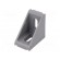 Angle bracket | for profiles | Width of the groove: 8mm | W: 25mm image 1