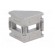 Angle bracket | for profiles | Width of the groove: 8mm | W: 28mm paveikslėlis 7