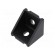 Angle bracket | for profiles | Width of the groove: 8mm | W: 38mm image 1