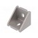 Angle bracket | for profiles | Width of the groove: 8mm | W: 38mm image 1