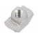 Nut | for profiles | Width of the groove: 10mm | stainless steel фото 2