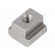 Nut | for profiles | Width of the groove: 10mm | steel | T-slot фото 2