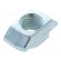 Nut | for profiles | Width of the groove: 10mm | steel | zinc | T-slot image 1