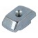 Nut | for profiles | Width of the groove: 10mm | steel | zinc | T-slot image 2
