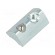 Nut | for profiles | Width of the groove: 6mm | steel | zinc фото 1