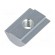 Nut | for profiles | Width of the groove: 6mm | steel | zinc | T-slot image 2