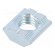 Nut | for profiles | Width of the groove: 6mm | steel | zinc image 2