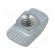 Nut | for profiles | Width of the groove: 8mm | steel | zinc paveikslėlis 1
