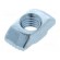 Nut | for profiles | Width of the groove: 8mm | steel | zinc | H: 1.5mm paveikslėlis 1