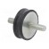 Vibration damper | M10 | Ø: 50mm | rubber | L: 15mm | Thread len: 28mm фото 4
