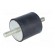 Vibration damper | M10 | Ø: 50mm | rubber | L: 50mm | Thread len: 28mm paveikslėlis 2