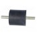 Vibration damper | M10 | Ø: 50mm | rubber | L: 50mm | Thread len: 28mm paveikslėlis 3