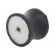 Vibration damper | M10 | Ø: 55mm | rubber | L: 45mm | H: 10mm | 1818N image 1