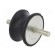 Vibration damper | M12 | Ø: 75mm | rubber | L: 40mm | Thread len: 37mm image 4
