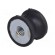 Vibration damper | M6 | Ø: 20mm | rubber | L: 15mm | H: 6mm | 223N | 60N/mm image 1