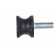 Vibration damper | M6 | Ø: 20mm | rubber | L: 15mm | Thread len: 18mm image 3