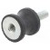 Vibration damper | M6 | Ø: 20mm | rubber | L: 20mm | Thread len: 18mm image 1
