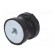 Vibration damper | M6 | Ø: 25mm | rubber | L: 20mm | H: 6mm | 1235N | 247N/mm image 6