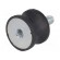 Vibration damper | M8 | Ø: 30mm | rubber | L: 20mm | Thread len: 23mm image 1