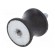 Vibration damper | M8 | Ø: 35mm | rubber | L: 34mm | Thread len: 23mm image 1