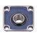 Bearing: bearing unit Y | with square flange | 35mm | bearing steel image 2