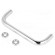 Handle | chromium plated steel | chromium plated | H: 35mm | Ø: 8mm image 1