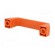 Handle | Mat: technopolymer (PA) | orange | H: 41mm | L: 137mm | W: 26mm фото 2
