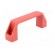 Handle | Mat: technopolymer (PA) | red | H: 38mm | L: 109mm | W: 21mm image 2