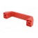 Handle | Mat: technopolymer (PA) | red | H: 41mm | L: 137mm | W: 26mm image 6