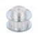 Belt pulley | AT5 | W: 10mm | whell width: 21mm | Ø: 22.65mm | aluminium image 1