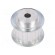 Belt pulley | AT5 | W: 16mm | whell width: 27mm | Ø: 27.4mm | aluminium paveikslėlis 1