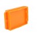 Enclosure: multipurpose | X: 50.4mm | Y: 70mm | Z: 17mm | ABS | orange image 4