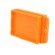 Enclosure: multipurpose | X: 50.4mm | Y: 70mm | Z: 17mm | ABS | orange image 6