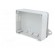 Enclosure: wall mounting | X: 90mm | Y: 115mm | Z: 37mm | ABS | grey image 5