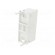 Enclosure: for modular components | IP20 | white | No.of mod: 2 | 400V фото 5