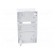 Enclosure: for modular components | IP20 | white | No.of mod: 3 | 400V paveikslėlis 4