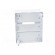 Enclosure: for modular components | IP20 | white | No.of mod: 5 | 400V фото 4