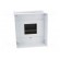 Enclosure: for modular components | IP20 | white | No.of mod: 6 | 400V фото 9
