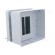 Enclosure: for modular components | IP30 | wall mount | white | ABS фото 2