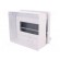 Enclosure: for modular components | IP30 | wall mount | white | ABS image 8
