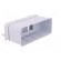 Enclosure: for modular components | IP30 | white | No.of mod: 2 | ABS image 6