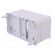 Enclosure: for modular components | IP30 | white | No.of mod: 3 | ABS фото 4