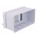 Enclosure: for modular components | IP30 | white | No.of mod: 3 | ABS фото 6