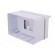 Enclosure: for modular components | IP30 | white | No.of mod: 4 | ABS image 8