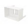 Enclosure: for modular components | IP30 | white | No.of mod: 4 | IK07 image 8