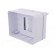 Enclosure: for modular components | IP30 | white | No.of mod: 5 | ABS paveikslėlis 8